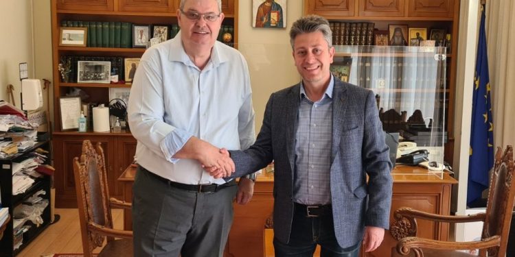 Σπύρος Κωνσταντόπουλος: Συνάντηση με τον Περιφερειάρχη Ηπείρου