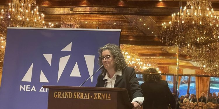 Α. Κορτζή: “Να δώσουμε ένα βροντερό παρόν για ένα νέο θρίαμβο της ΝΔ, για ένα νέο θρίαμβο της πατρίδας μας”
