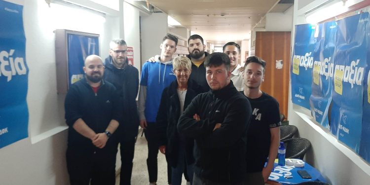 Στο Πανεπιστήμιο για τις φοιτητικές εκλογές η ΝΔ Ιωαννίνων