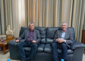 Επίσκεψη Σταύρου Καλογιάννη στο Δήμαρχο Κόνιτσας