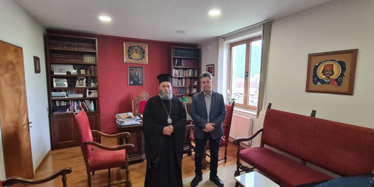 Με τον Μητροπολίτη Ιωαννίνων συναντήθηκε ο Σπύρος Κωνσταντόπουλος