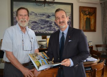 Το Μνημείο του Αυγούστου “κεντρίζει” το ενδιαφέρον καθηγητών από Πανεπιστήμια της Αμερικής