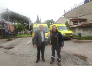 Αθανάσιος Οικονόμου: Επίσκεψη στο ΕΚΑΒ και το Κέντρο Υγείας Ιωαννίνων