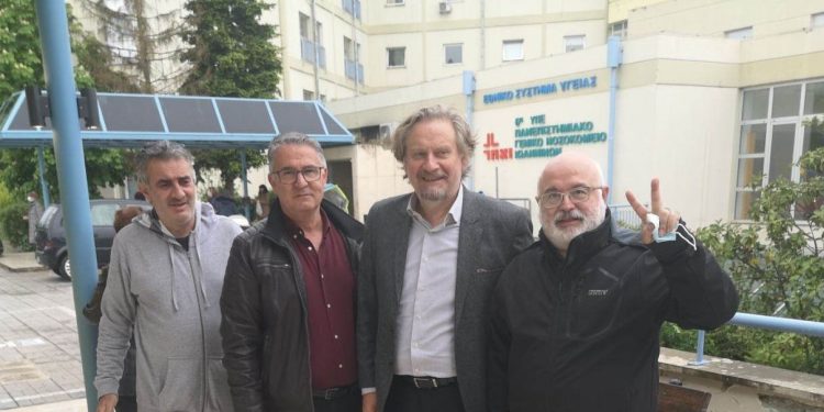 Στο Πανεπιστημιακό Γενικό Νοσοκομείο Ιωαννίνων ο Αθανάσιος Οικονόμου