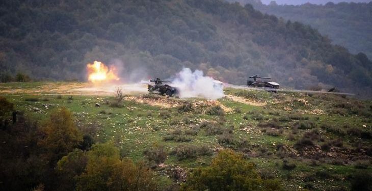 Εκτέλεση βολών στο Πενταλώνι Ζίτσας από την 8η Μ/Π ΤΑΞ