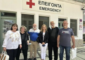 «Επίσκεψη κλιμακίου του ΣΥΡΙΖΑ-Π.Σ. στο Νοσοκομείο “Γ. Χατζηκώστα»