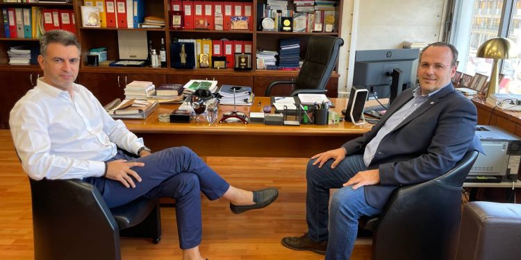 Συνάντηση Πλ. Μαρλαφέκα με τον ΓΓ Δημοσίων Επενδύσεων ΕΣΠΑ Δ. Σκάλκο
