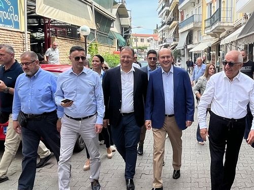 Ο Γιώργος Στύλιος με το Κλιμάκιο της Νέας Δημοκρατίας στην Άρτα για την αυτοδυναμία στις εκλογές της 25ης Ιουνίου