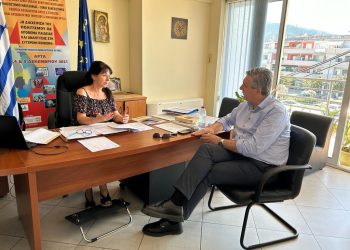 Συνάντηση Χρ. Τσιρογιάννη με την Διευθύντρια του Μουσικού Σχολείου Άρτας