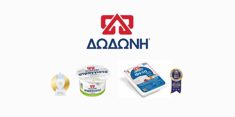 Crystal Taste Award και Χρυσά Αστέρια για αγαπημένα προϊόντα ΔΩΔΩΝΗ