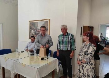 Επίσκεψη Δημάρχου στο 10ο ΚΑΠΗ του Ο.Κ.Π.Α.Π.Α.