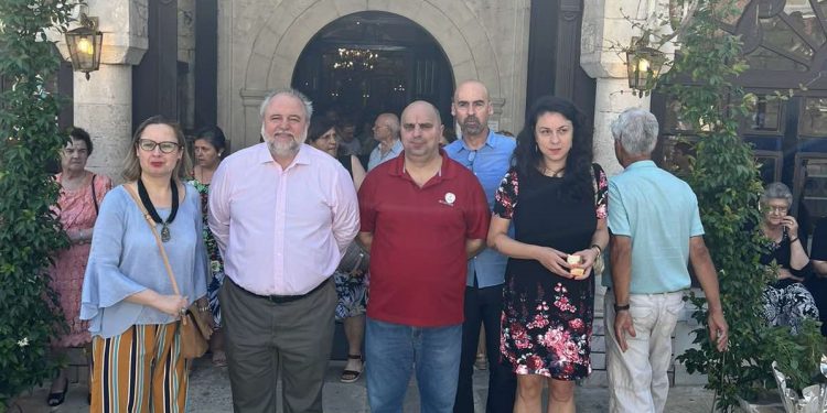 Στη δοξολογία της Αγίας Μαρίνας ο Σπύρος Ριζόπουλος