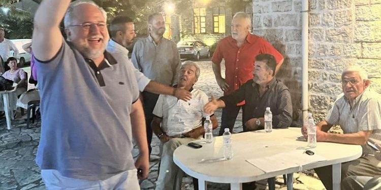 Στο Μαλούνι Θεσπρωτίας ο Σπύρος Ριζόπουλος