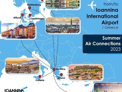 Διεθνές Αεροδρόμιο Ιωαννίνων : Οι καλοκαιρινές αεροπορικές συνδέσεις για το 2023