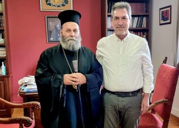 Συνάντηση του Δ. Παπαγεωργίου με τον Μητροπολίτη Ιωαννίνων