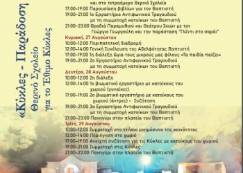 Θερινό Σχολείο για το έθιμο “Κύκλες”