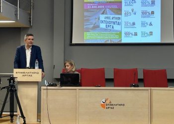 Ο Χρ. Τσιρογιάννης για το Πρόγραμμα Θέσεων και Δεσμεύσεων που παρουσίασε στην αίθουσα του Επιμελητηρίου