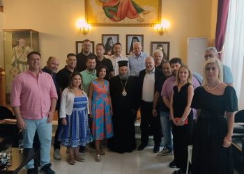 Στην Ιερά Μητρόπολη Ιωαννίνων καί το Εμπορικό Επιμελητήριο ο Νίκος Γκόντας