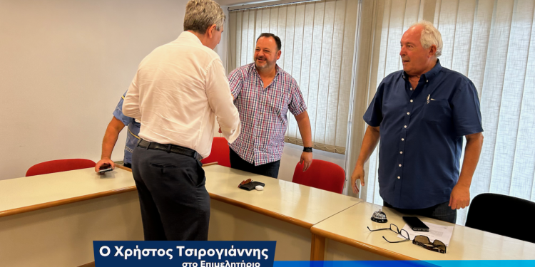 Η επιχειρηματικότητα της Άρτας στο επίκεντρο της συνάντησης του Χρ. Τσιρογιάννη με τη Διοίκηση του Επιμελητήριου