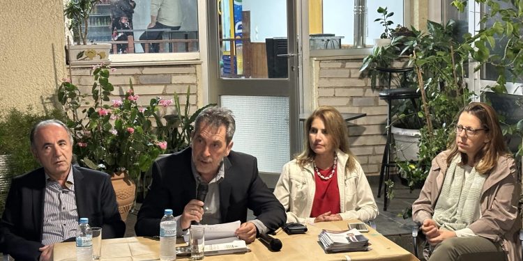 Συναντήσεις και ομιλία του Δ. Παπαγεωργίου στην Πεδινή