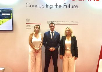 Στα εγκαίνια του περιπτέρου της Πολωνικής Πρεσβείας