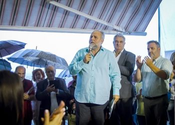 Ισχυρό μήνυμα νίκης στην πρώτη ομιλία του Σπύρου Ριζόπουλου