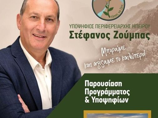 Ήπειρος ΟΛΟΝ – «Τόπος να ζεις»: Παρουσίαση Προγράμματος και Υποψηφίων της Παράταξης στα Ιωάννινα