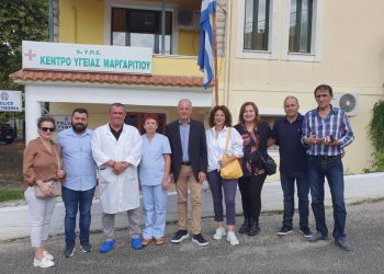 Επίσκεψη του Συνδυασμού «Μαζί για την Ηγουμενίτσα» στο Κέντρο Υγείας Μαργαριτίου