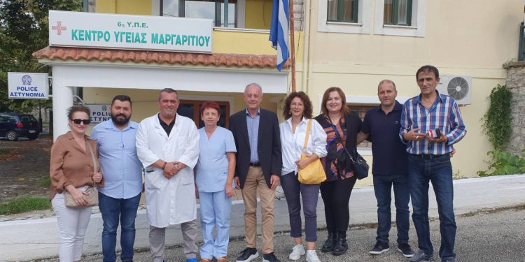 Επίσκεψη του Συνδυασμού «Μαζί για την Ηγουμενίτσα» στο Κέντρο Υγείας Μαργαριτίου