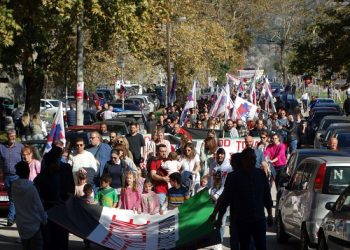 Εκατοντάδες Γιαννιώτες βροντοφώναξαν και σήμερα «Λευτεριά στην Παλαιστίνη» ένωσαν την φωνή τους με τα εκατομμύρια σε όλο τον κόσμο!