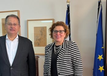 Συνάντηση του Γιώργου Στύλιου με την Πρύτανη του Πανεπιστημίου Ιωαννίνων