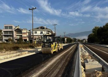 Ιωάννινα: Εργασίες ασφαλτόστρωσης στον μεγάλο δακτύλιο