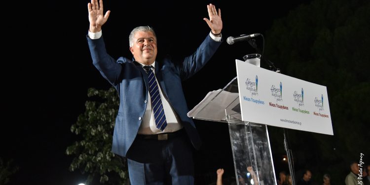 Δυναμική νίκης από την πρώτη Κυριακή απέδωσε η κεντρική ομιλία Γεωργάκου στην κεντρική πλατεία στο Κανάλι