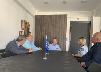 Επίσημη επίσκεψη στην ΕΛ.ΑΣ. από τον Σπύρο Ριζόπουλο