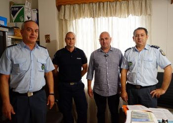 Το Αστυνομικό Τμήμα Καναλακίου επισκέφθηκε ο Υποψήφιος Δήμαρχος Πάργας Αχιλλέας Γκούμας