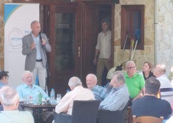 Προεκλογική ομιλία του Αντώνη Μπέζα στο Μαργαρίτι