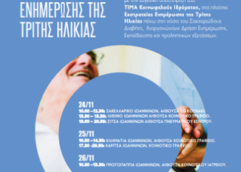 Εκστρατεία ενημέρωσης για το διαβήτη και δωρεάν εξετάσεις 24 – 26 Νοεμβρίου