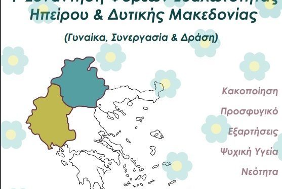 1η Συνάντηση Φορέων Ευαλωτότητας Ηπείρου & Δυτικής Μακεδονίας, με θέμα: «Γυναίκες, Συνεργασία & Δράση»