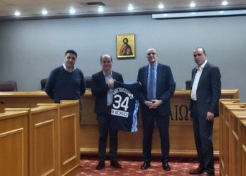 Στο Δημάρχο Αρταίων ο Πρόεδρος της Ελληνικής Ομοσπονδίας Καλαθοσφαίρισης