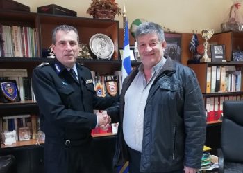 Eπίσκεψη στη Δήμαρχο Πωγωνίου πραγματοποίησε  ο νέος Συντονιστής Πυροσβεστικών Υπηρεσιών Ηπείρου, Δυτικής Μακεδονίας και Νήσων, Υποστράτηγος Π.Σ. Χριστόφορος Μπόκας
