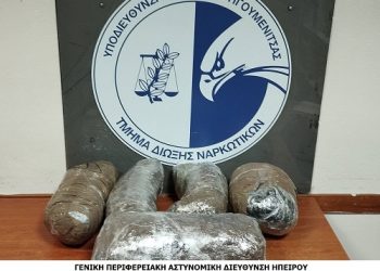 Συνελήφθη στη Θεσπρωτία ημεδαπός για διακίνηση ναρκωτικών