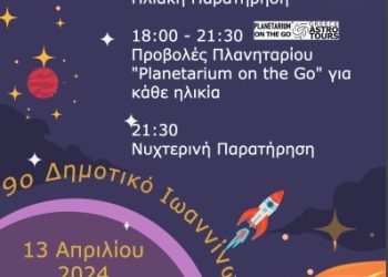 Τριήμερο δράσεων Αστρονομίας στα Ιωάννινα
