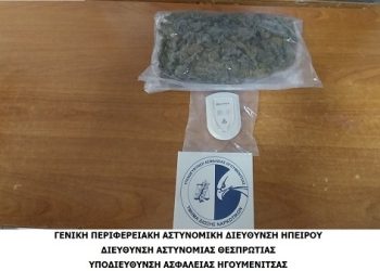 Συνελήφθη στη Θεσπρωτία ημεδαπός για διακίνηση ναρκωτικών