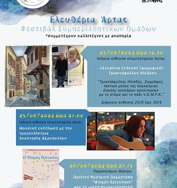 Φεστιβάλ Συμπεριληπτικών Παραστατικών Τεχνών – Συμμετέχουν καλλιτέχνες με αναπηρία