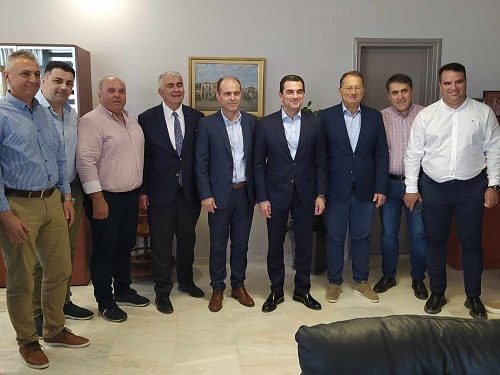 Συνάντηση με τον υπουργό Ανάπτυξης Κωνσταντίνο Σκρέκα είχε ο Δήμαρχος Αρταίων