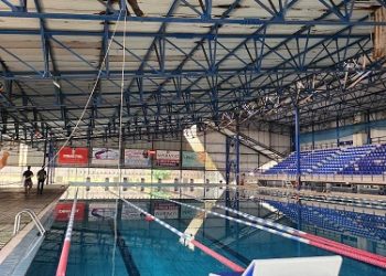 Zημιά προέκυψε σε τμήμα της στέγης του Κολυμβητηρίου