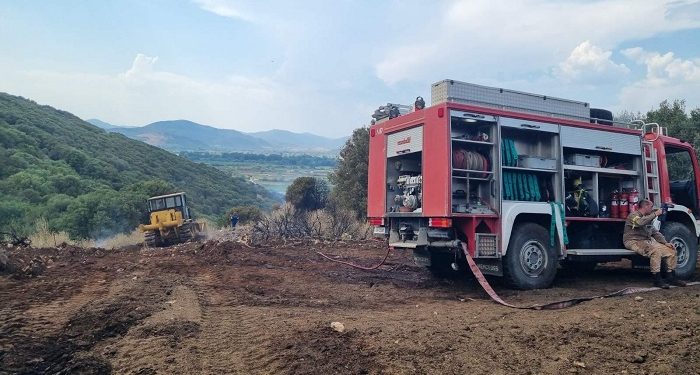 Η αποτελεσματικότητα της Π.Υ Πάργας απέτρεψε μεγάλη πυρκαγιά στο Καναλάκι