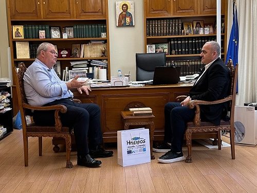 Θέματα της Ηπείρου συζήτησαν Περιφερειάρχης και Ευρωβουλευτής Φρέντη Μπελέρης