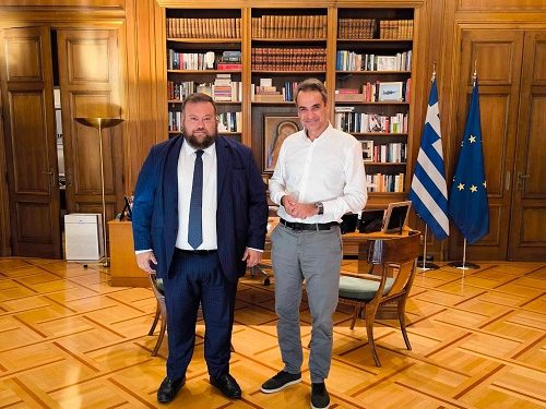Συνάντηση Βουλευτή Πρεβέζης κ. Σπύρου Κυριάκη με τον Πρωθυπουργό κ. Κυριάκο Μητσοτάκη