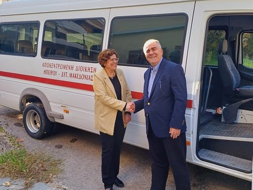 Παραχώρηση οχήματος στο πανεπιστήμιο Ιωαννίνων